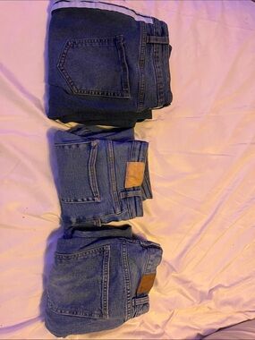 Women’s Blue Denim Jeans - Classic Medium Blue set each 10$
